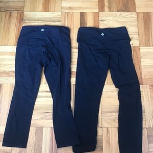 Black Cropped Lululemon Leggings